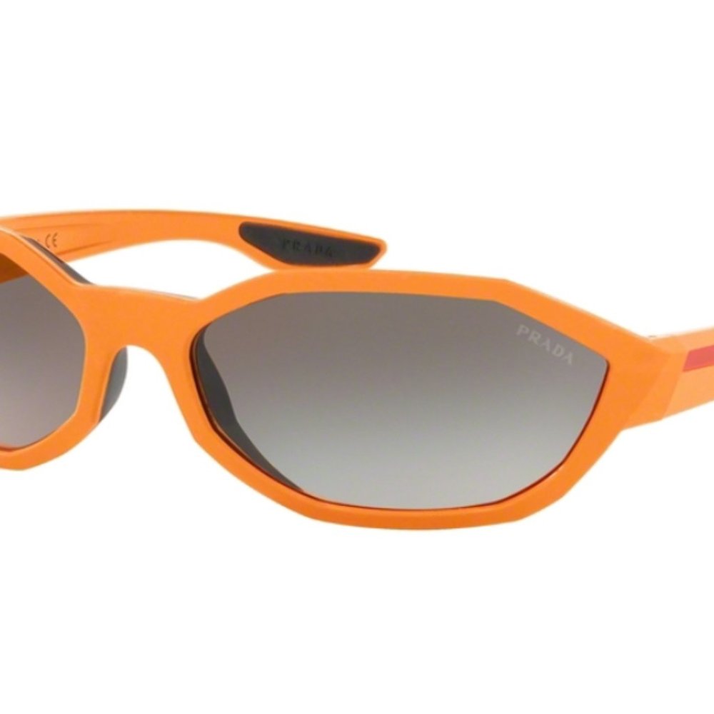 NEW PRADA LINEA ROSSA Grad 67mm Irregular Sunglass